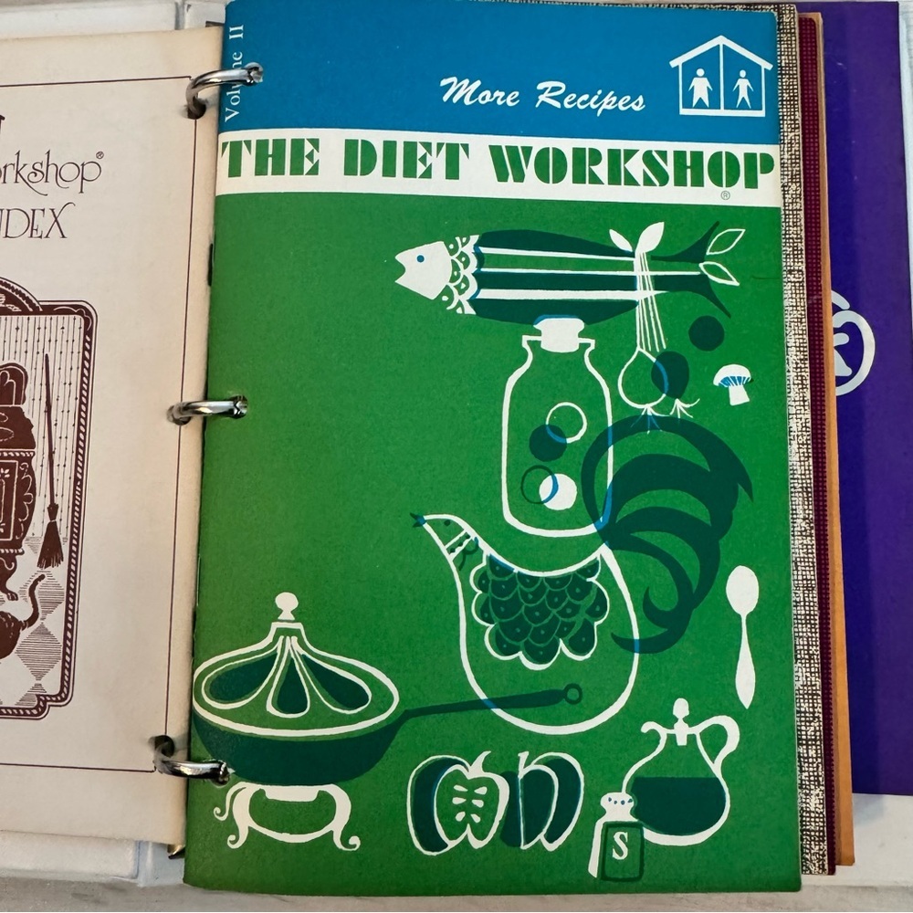 Vintage My Diet Workshop Recipe File Cookbook Binder 1979 - Picture 5 of 11